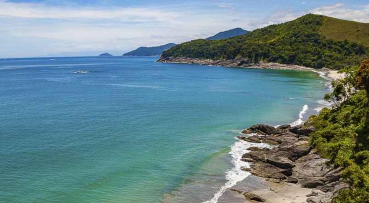 Casa Na Praia Litoral Norte Com Vista Para O Mar Perto Do Centro เซา เซบัสเชียว ภายนอก รูปภาพ